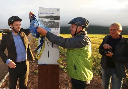 Otvoritev hodnika in kolesarske steze Cerknica  Dolenje Jezero 41 FOTO LJUBO VUKELIČ